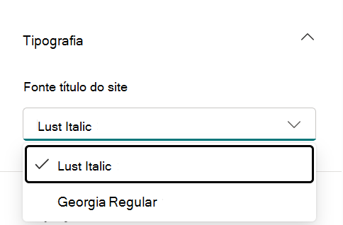 tipografia de cabeçalho