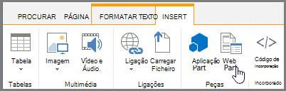 Inserir Web Part