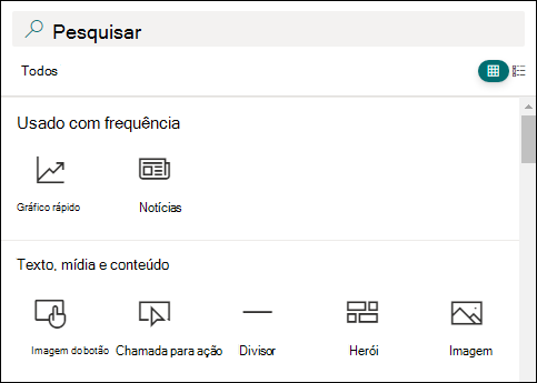 Botão Adicionar à página