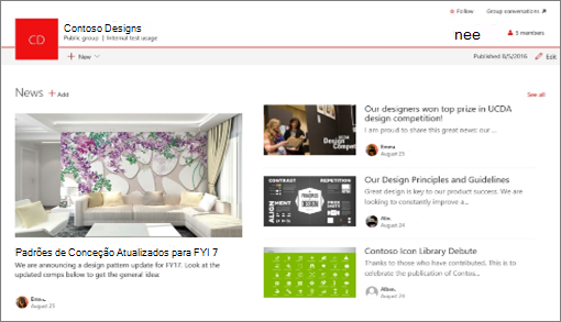 Exemplo de Notícias