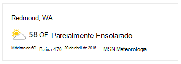 Web part do tempo
