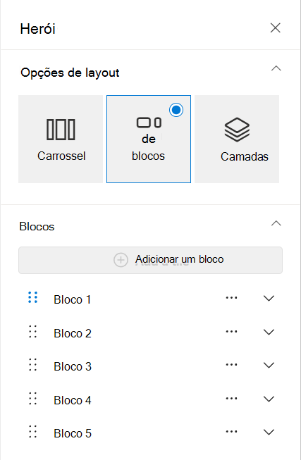 novas camadas de