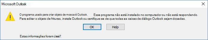 Programa não instalado