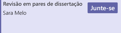 Botão de ingresso da reunião do calendário