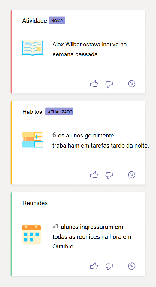 Blocos de destaques