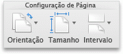 Guia Layout do Word, grupo Configuração de Página