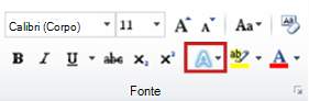 Efeitos de texto