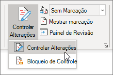 Ative a opção Registar Alterações.