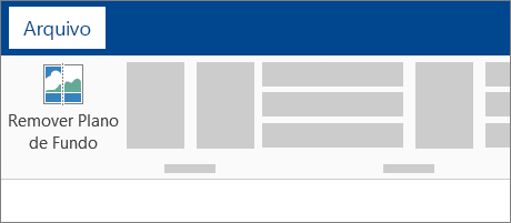 Ícone Remover Plano de Fundo na Faixa de Opções