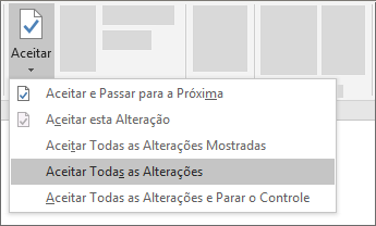 Aceitar todas as alterações