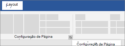 Configuração de Página