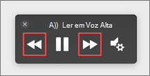 Selecione Anterior ou Próximo