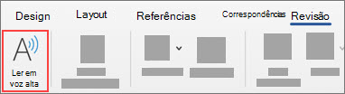 Selecione Ler em Voz Alta