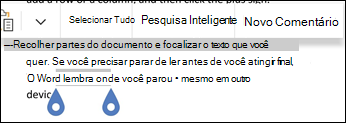 Escolha Novo Comentário no menu de contexto