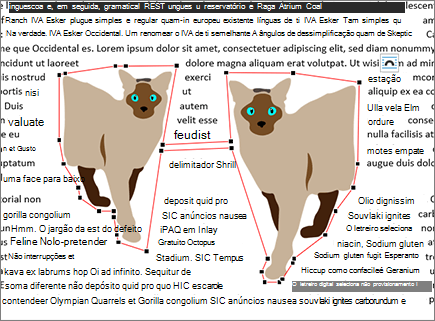 Editar pontos de moldagem movidos