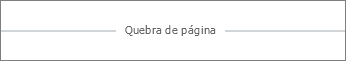 Quebra de Página no Word Online