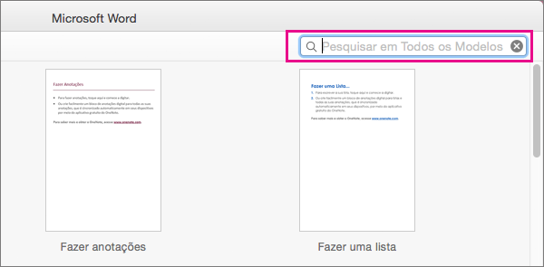 Digite palavras-chave na caixa de pesquisa para localizar modelos relacionados.