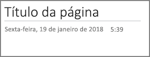Mudar o nome da página no OneNote na Web