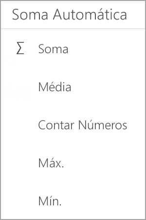 Tablet Android Soma do Excel