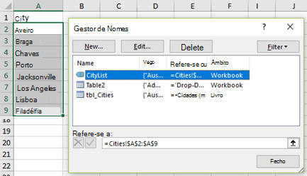 Gestor de Nomes