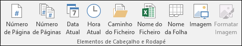 Headers & Footers Design Ribbon tab
