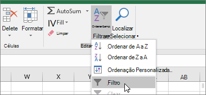 Início > Ordenar & Filtrar > Por