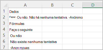Resultados do exemplo 3