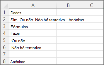 Resultados do exemplo 4