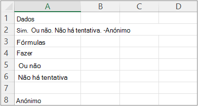 Resultados do Exemplo 5