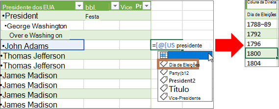 Adicionar uma coluna através de uma fórmula