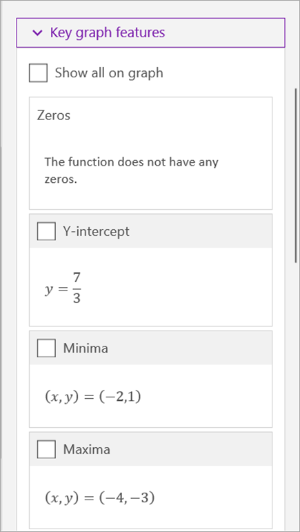 Escrever equações matemáticas no OneNote para Windows 10