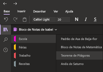 Modo Escuro no OneNote para Windows 10