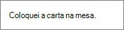 Erro de ortografia marcado com uma linha ondulada vermelha