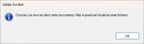 Erro de PDF de impressão rápida no Outlook para Ambiente de Trabalho