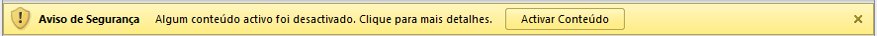 A Barra de Mensagens no Access.