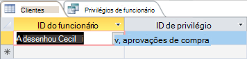 Separadores sem o comando Fechar X