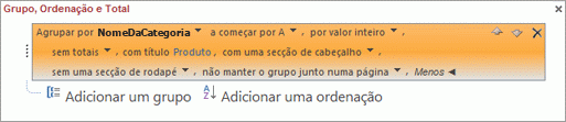 Opções de agrupamento (expandido)