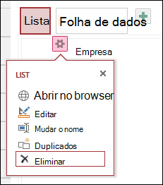 Settings menu with Open in browser, Edit, Rename, Duplicate, and Delete