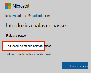 Imagem Esqueceu-se da Palavra-passe