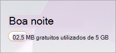 Distintivo gratuito na home page do Microsoft 365.com