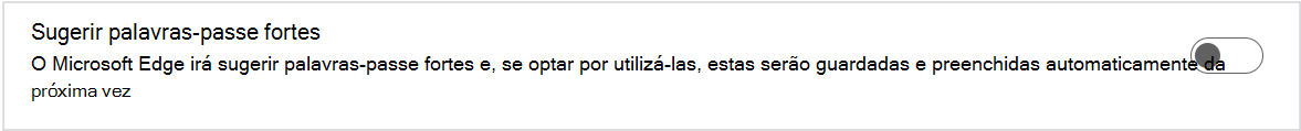 Captura de ecrã a mostrar Suggest-strong-passwords.