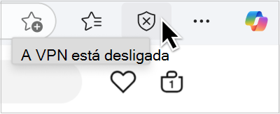 Captura de ecrã pf VPN desligada