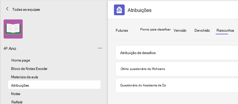 Atribuições