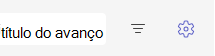 Captura de ecrã a mostrar as definições.