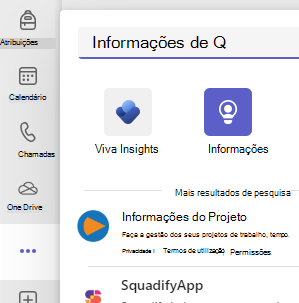 Captura de ecrã a mostrar informações.