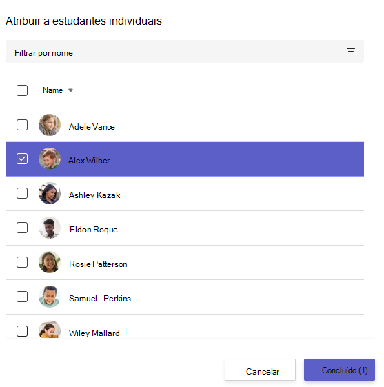 estudante único
