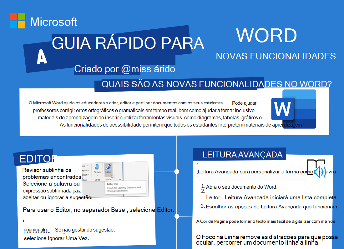 Captura de ecrã do Word.