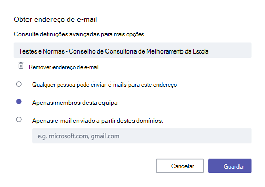 Obter e-mail