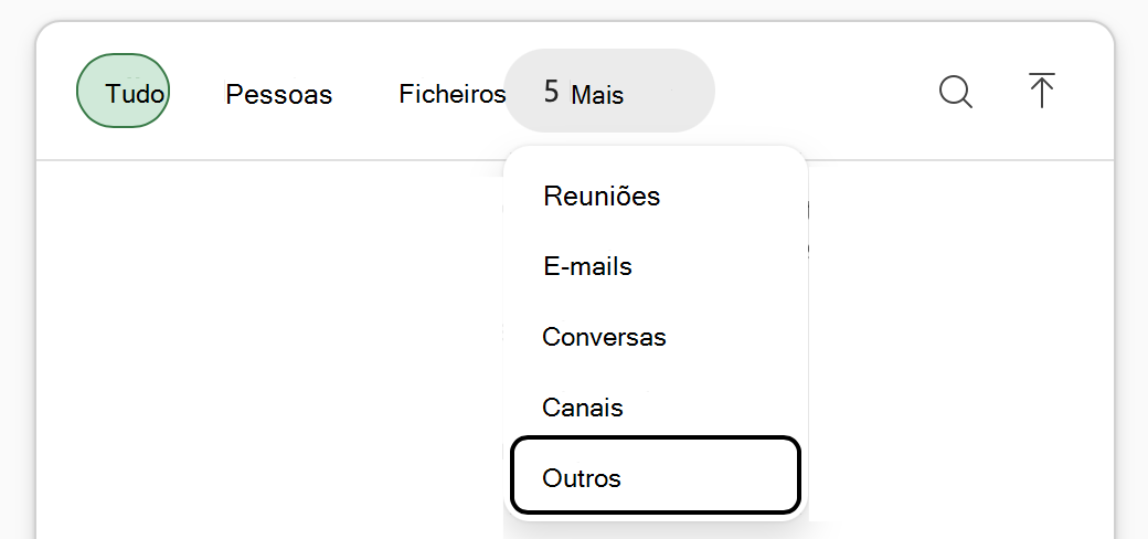 Captura de ecrã do menu do Copilot no Excel 