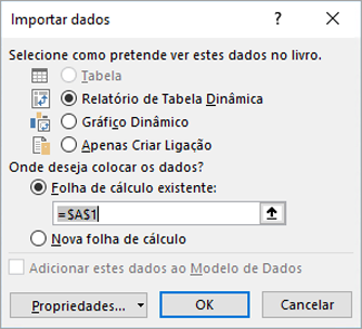 Importar dados